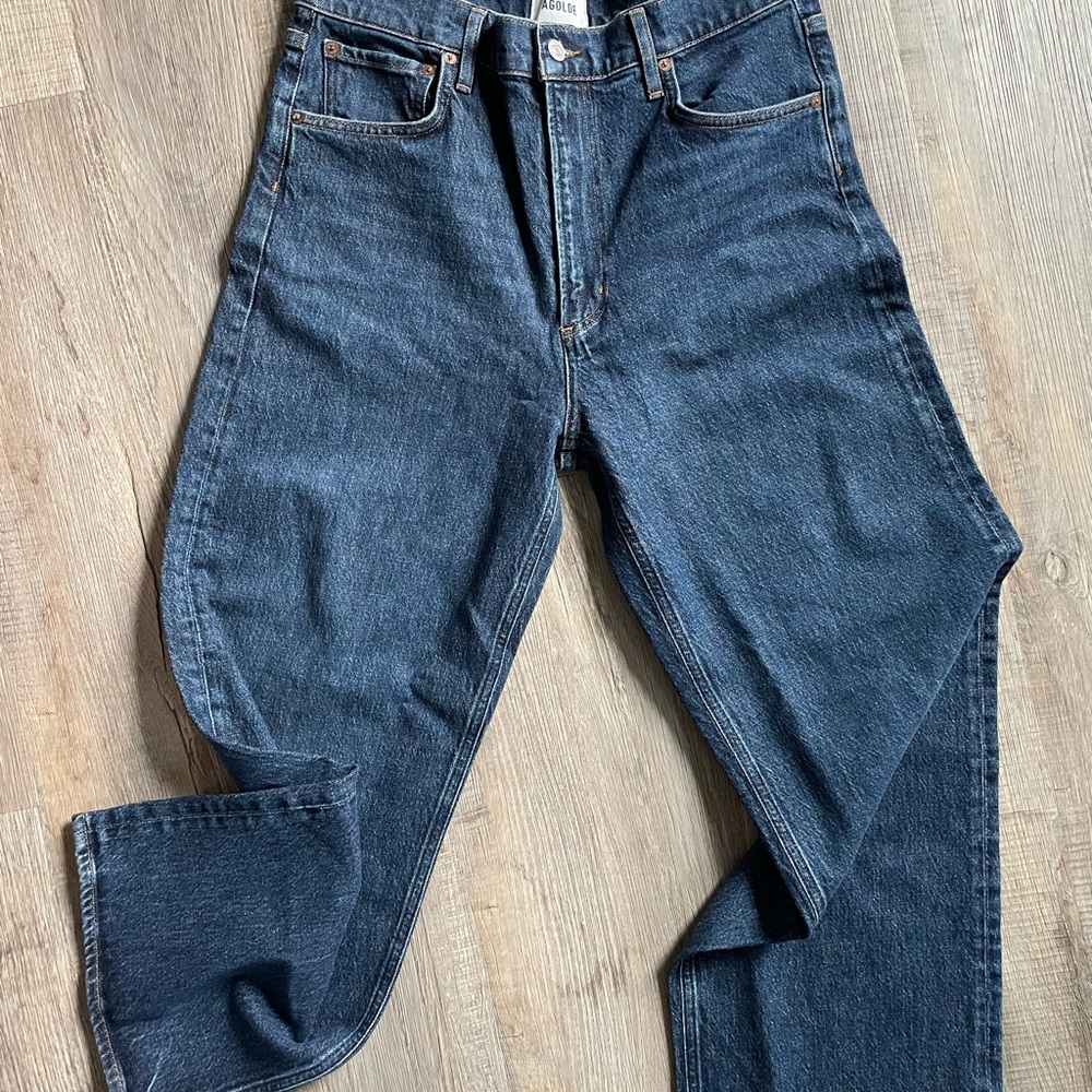 Agolde High Rise Women Jeans - Dark Blue